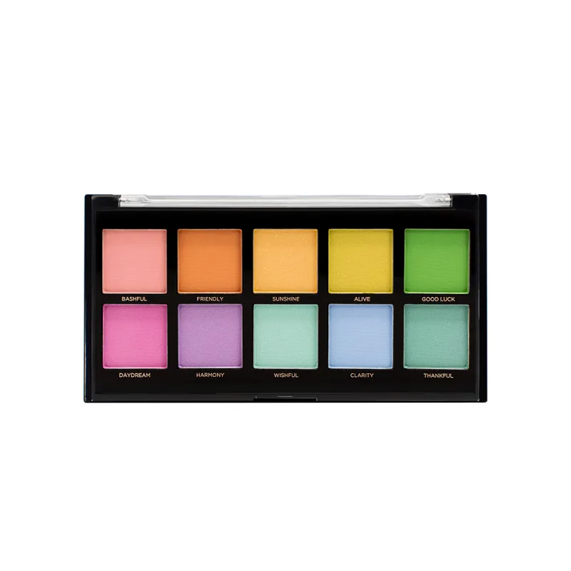 Paleta de farduri vegane cu 10 nuante Pastel, 103g, Profusion Cosmetics — preț și oferte