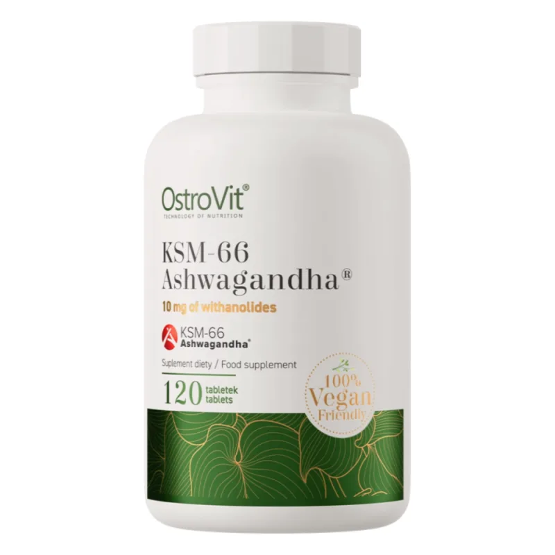 Ashwagandha KSM-66, 120 tablete, OstroVit — preț și oferte