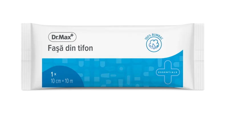 Dr. Max Fasa tifon 10cm x 10m, 1 bucata — preț și oferte