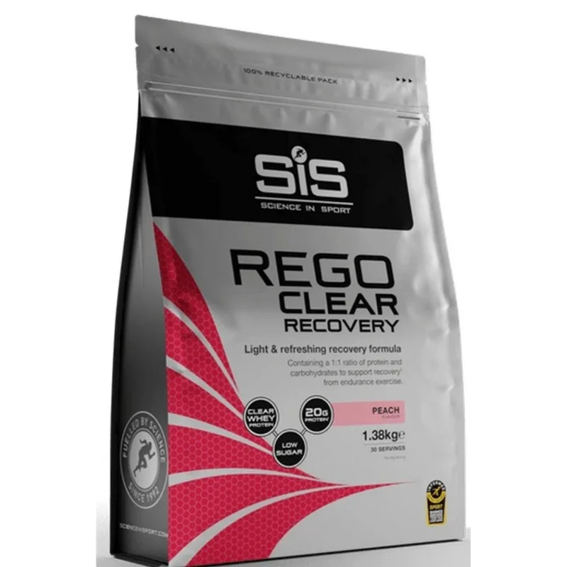 Pudra proteica cu aroma de piersici Rego Clear Recovery, 1.38kg, Sis — preț și oferte