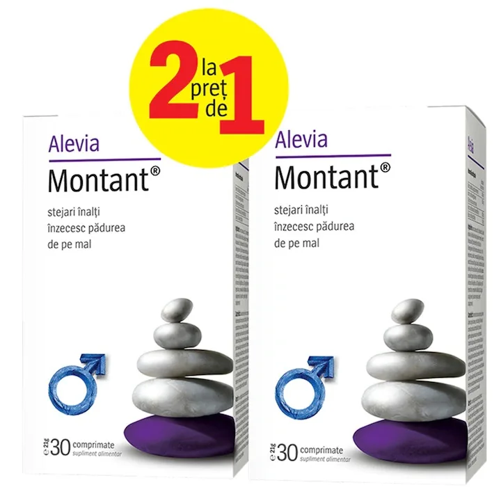 Pachet Montant +1 Gratuit, 2 x 30 comprimate, Alevia — preț și oferte