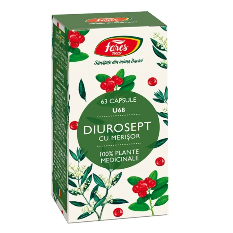 Diurosept U68, 63 capsule, Fares — preț și oferte