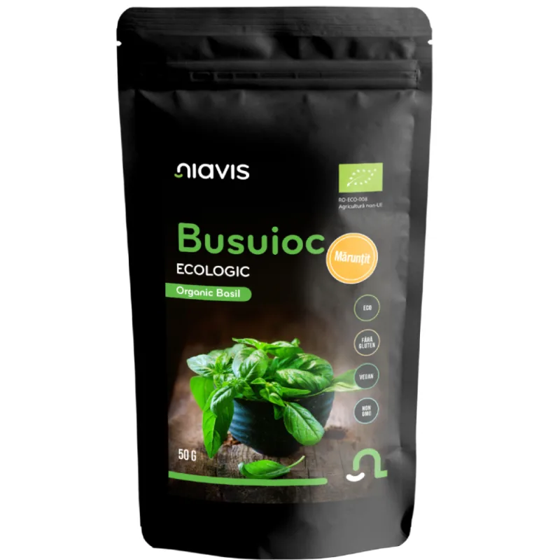 Busuioc maruntit ecologic, 50g, Niavis — preț și oferte