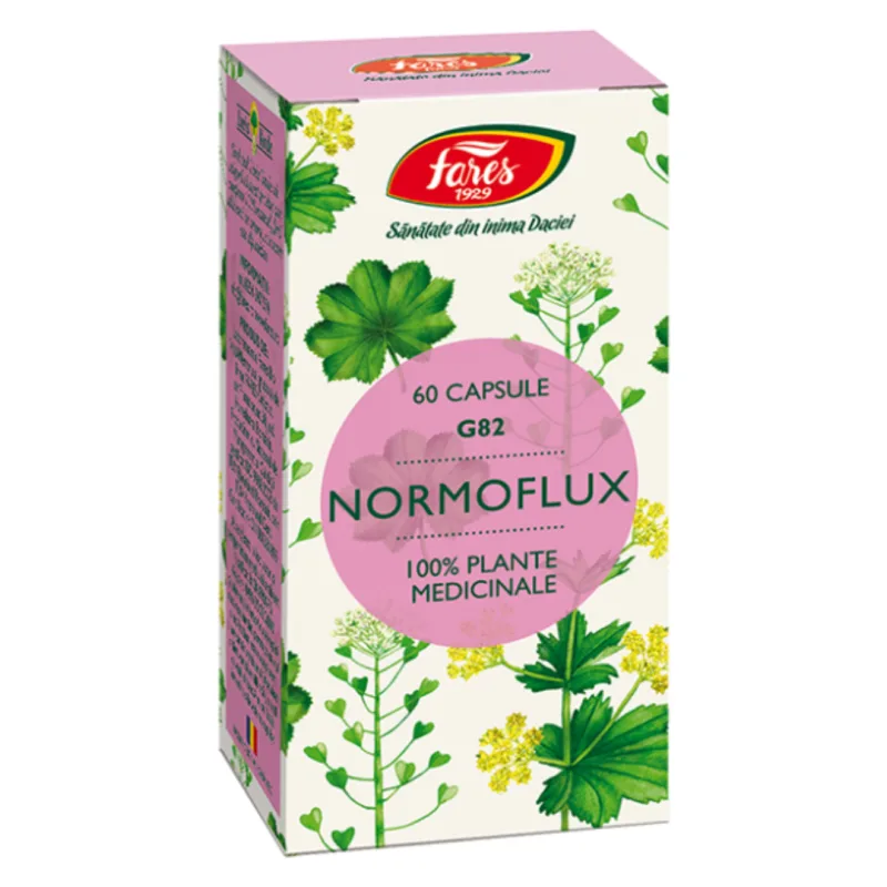 Normoflux G82, 60 capsule, Fares — preț și oferte
