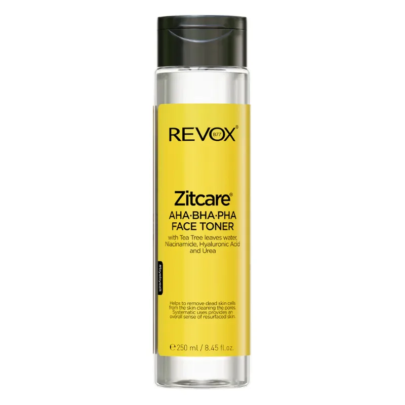 Toner pentru fata cu AHA BHA PHA Zitcare, 250ml, Revox — preț și oferte