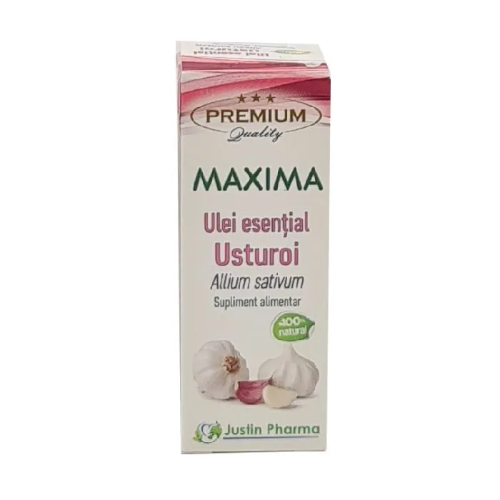 Ulei Esential de Usturoi - Maxima 10ml Justin Pharma — preț și oferte