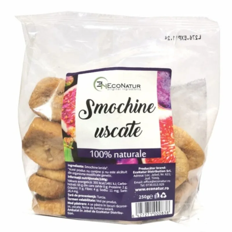 Smochine uscate, 250g, EcoNatur — preț și oferte