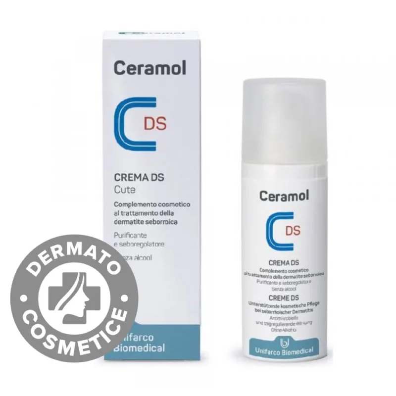 Crema tratament adjuvant pentru dermatita seboreica DS, 50ml, Ceramol — preț și oferte
