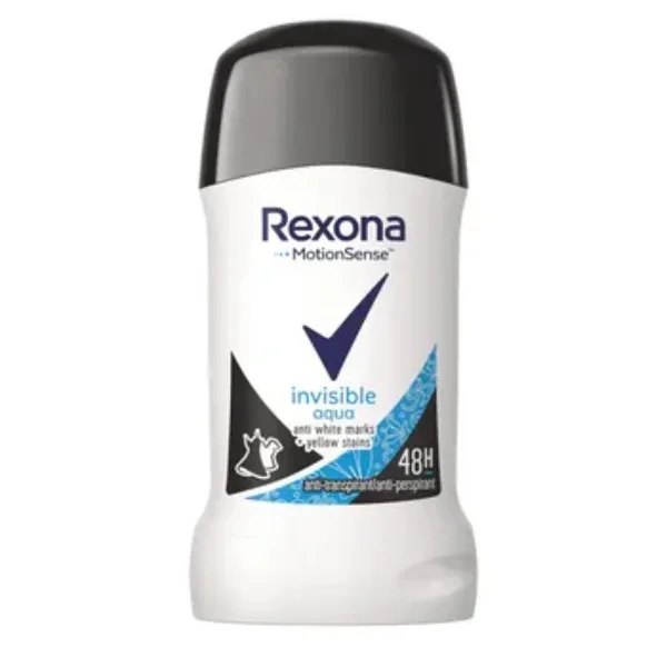 Deodorant stick Invisible Aqua, 40ml, Rexona — preț și oferte