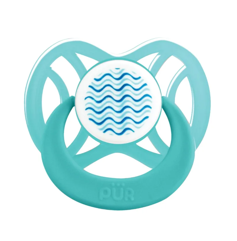 Suzeta ortodontica din silicon +6 luni aqua, 1 bucata, PUR — preț și oferte