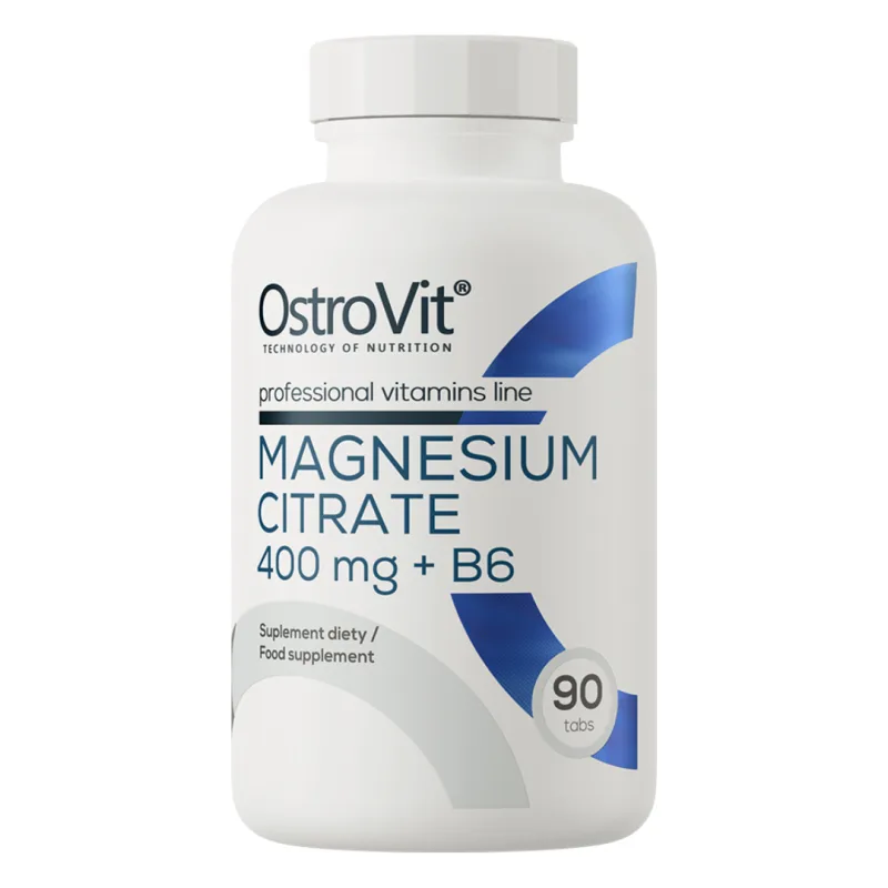 Citrat de magneziu 400mg si vitamina B6, 90 tablete, OstroVit — preț și oferte