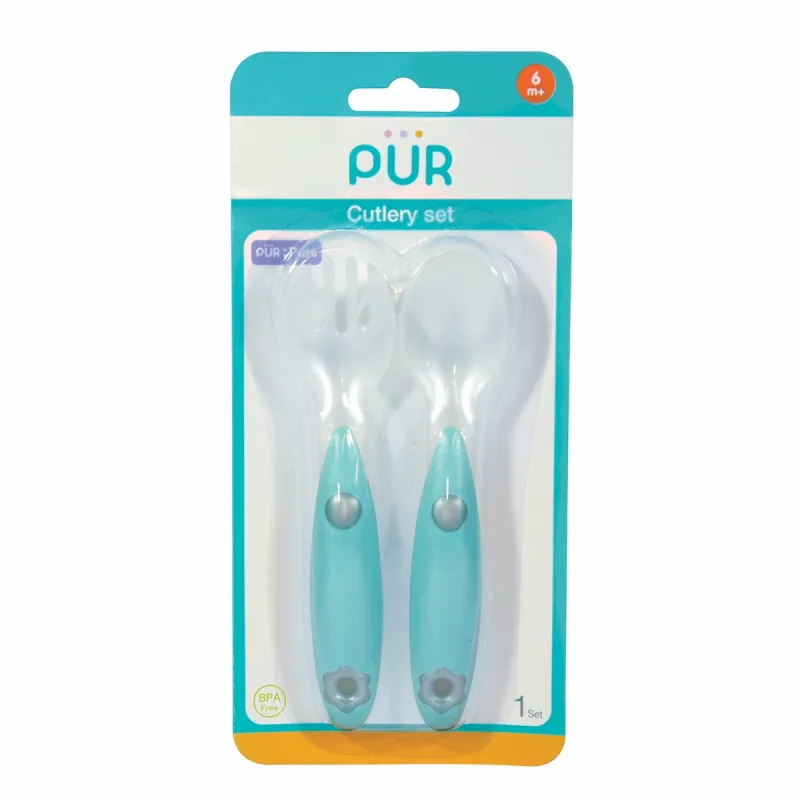 Set tacamuri furculita si lingura Verde, 1 bucata, PUR — preț și oferte