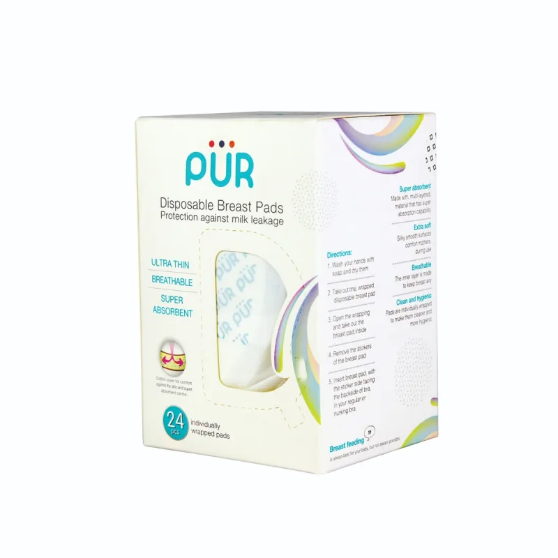 Absorbante pentru san de unica folosinta, 24 bucati, PUR — preț și oferte
