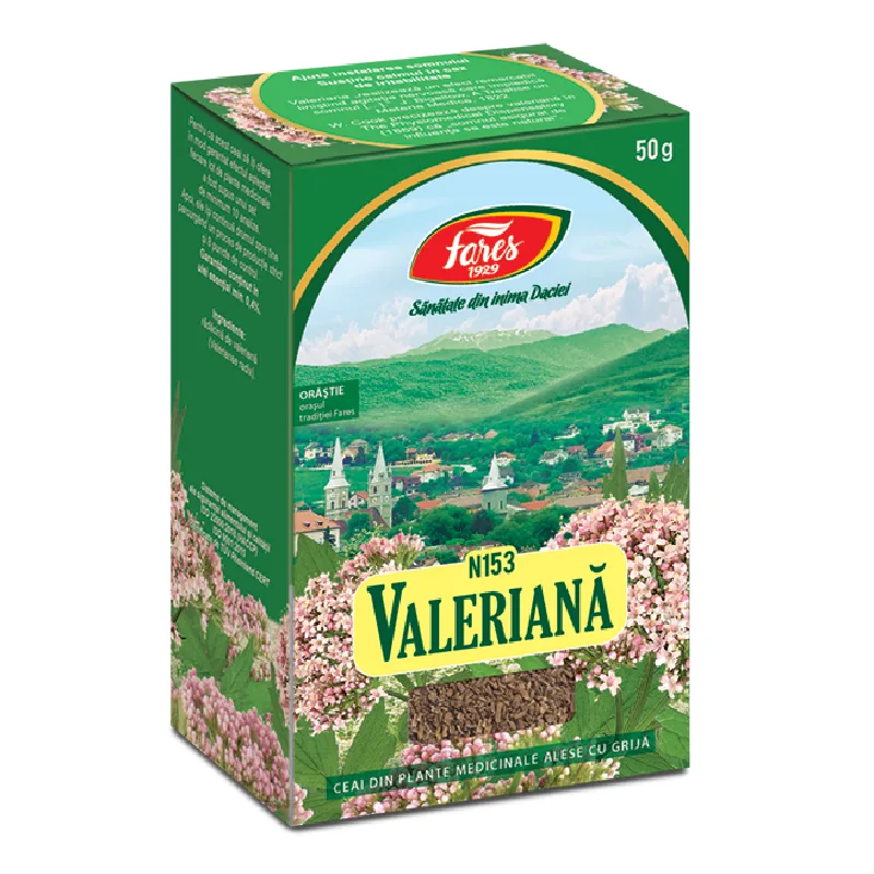 Ceai Valeriana N153, 50 g, Fares — preț și oferte
