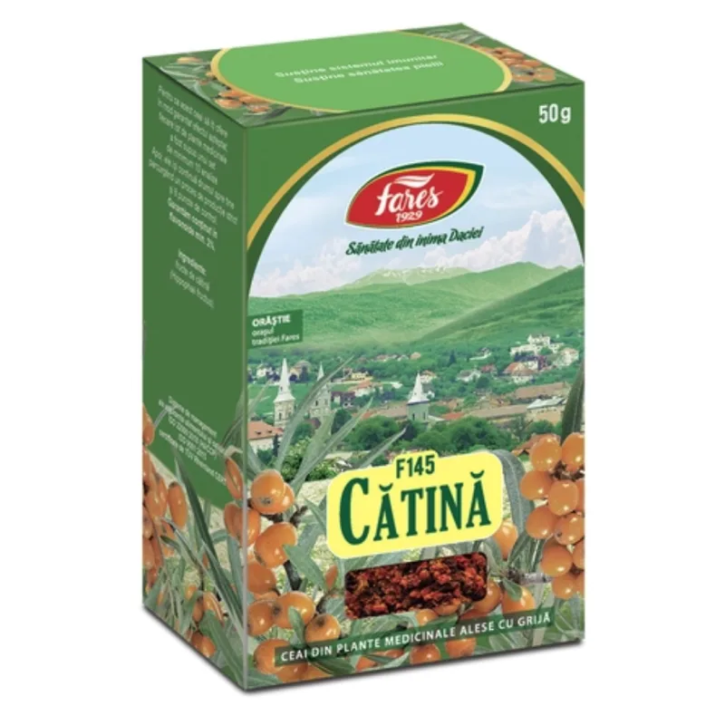 Ceai din fructe de Catina F145, 50g, Fares — preț și oferte