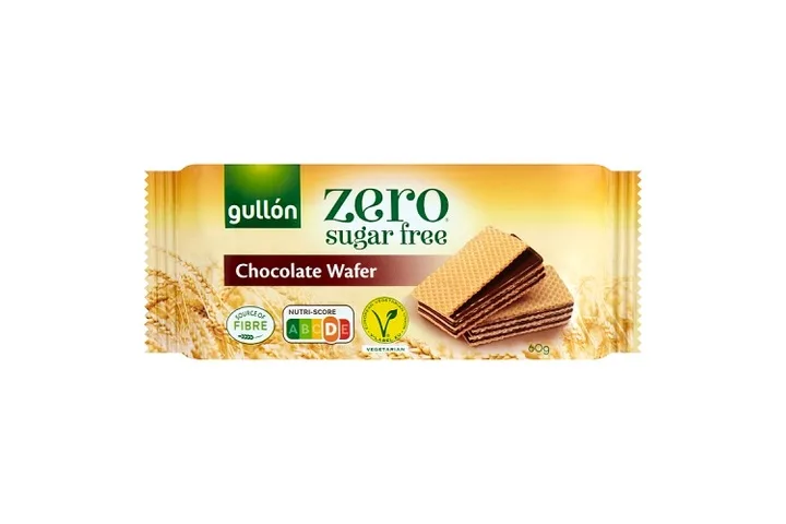 Napolitane cu cacao fara zahar, 60g, Gullon — preț și oferte