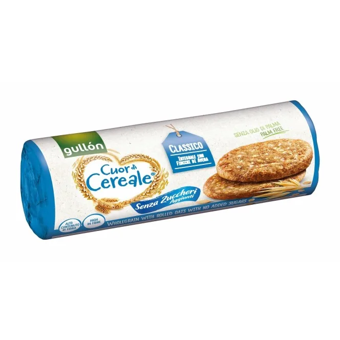 Biscuiti traditionali cu faina integrala si fulgi de ovaz fara zahar, 280g, Gullon — preț și oferte