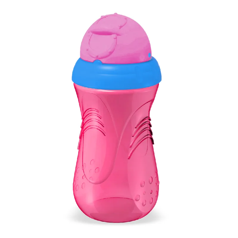 Pahar sport cu pai +6 luni Roz, 350ml, PUR — preț și oferte