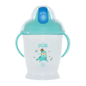 Cana de baut cu cioc dur +6 luni Verde, 1 bucata, PUR