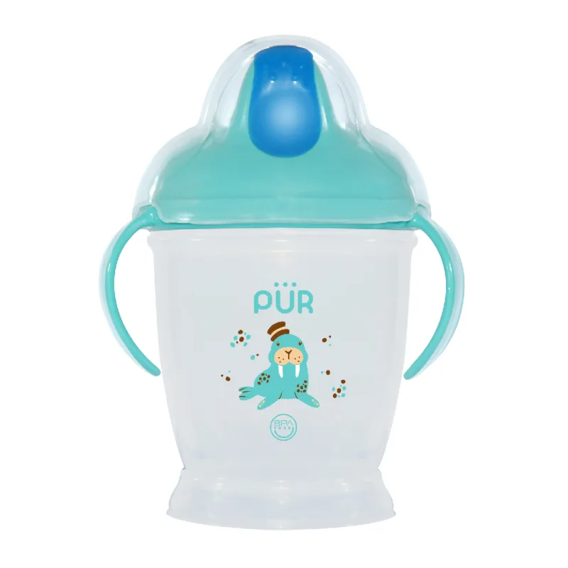 Cana de baut cu cioc dur +6 luni Verde, 1 bucata, PUR — preț și oferte