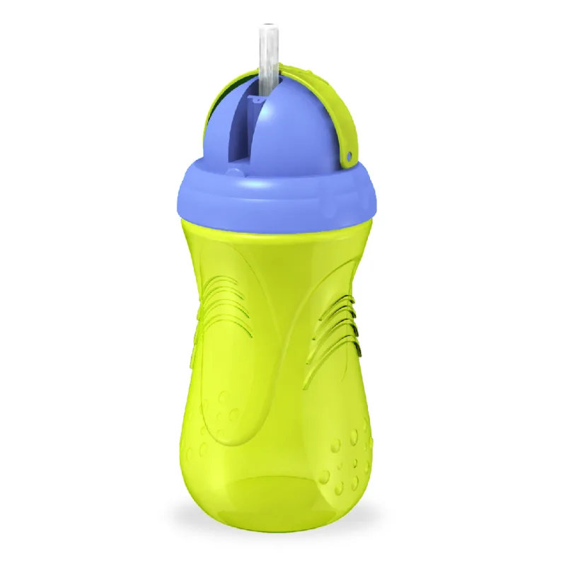 Pahar sport cu pai +6 luni Verde, 350ml, PUR — preț și oferte
