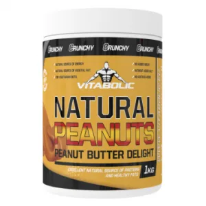 Natural Peanuts Butter Smooth, 1kg, Vitabolic