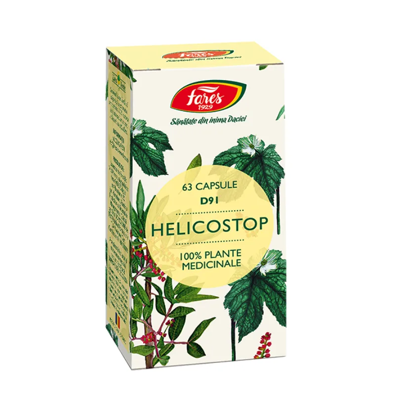 Helicostop, 63 caps, FARES — preț și oferte