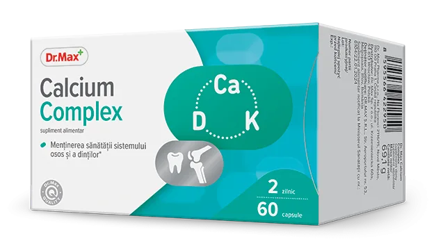 Dr. Max Calcium Complex, 60 capsule — preț și oferte