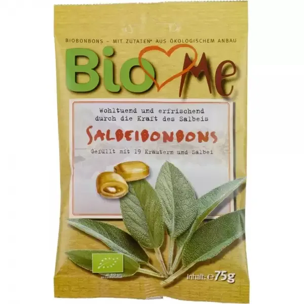 Bomboane ecologice cu salvie, 75g, Bio Loves Me — preț și oferte