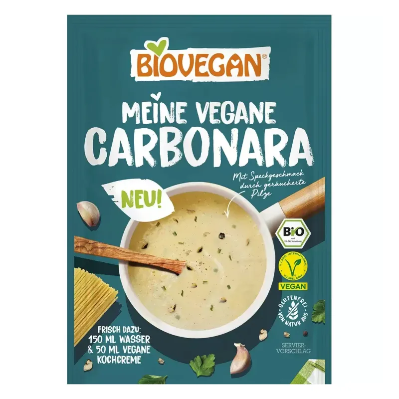Mix pentru sos carbonara Eco fara gluten, 27g, Biovegan — preț și oferte