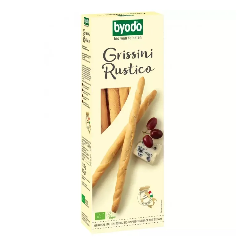 Grisine rustice cu susan Eco, 100g, Byodo — preț și oferte