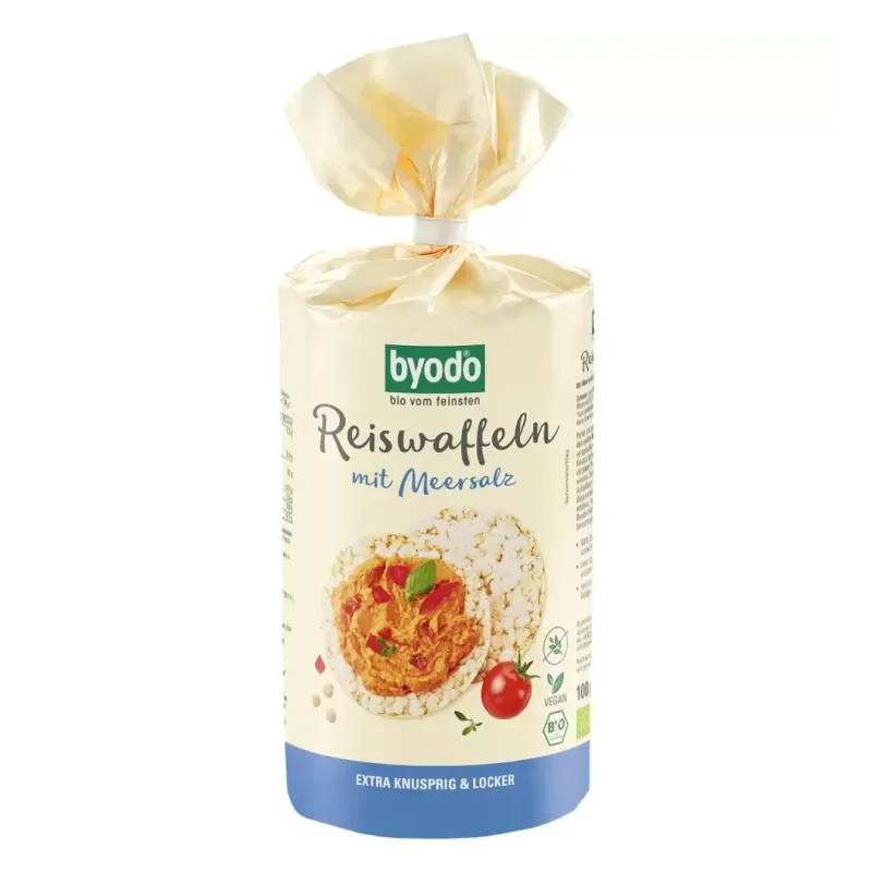 Rondele din orez integral cu sare Eco fara gluten, 100g, Byodo — preț și oferte