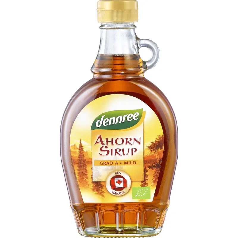 Sirop de artar eco Grad A cu gust fin, 250ml, Dennree — preț și oferte