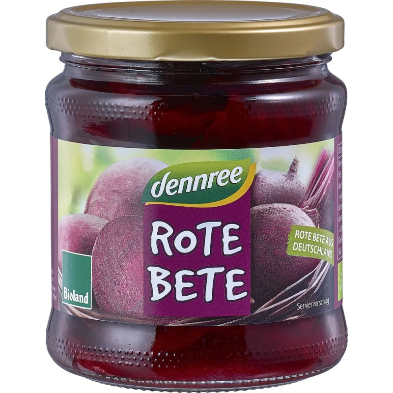 Sfecla rosie eco felii, 330g, Dennree — preț și oferte