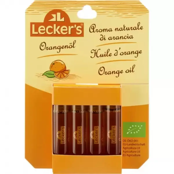 Ulei de portocale ecologic, 4x2ml, Lecker's — preț și oferte