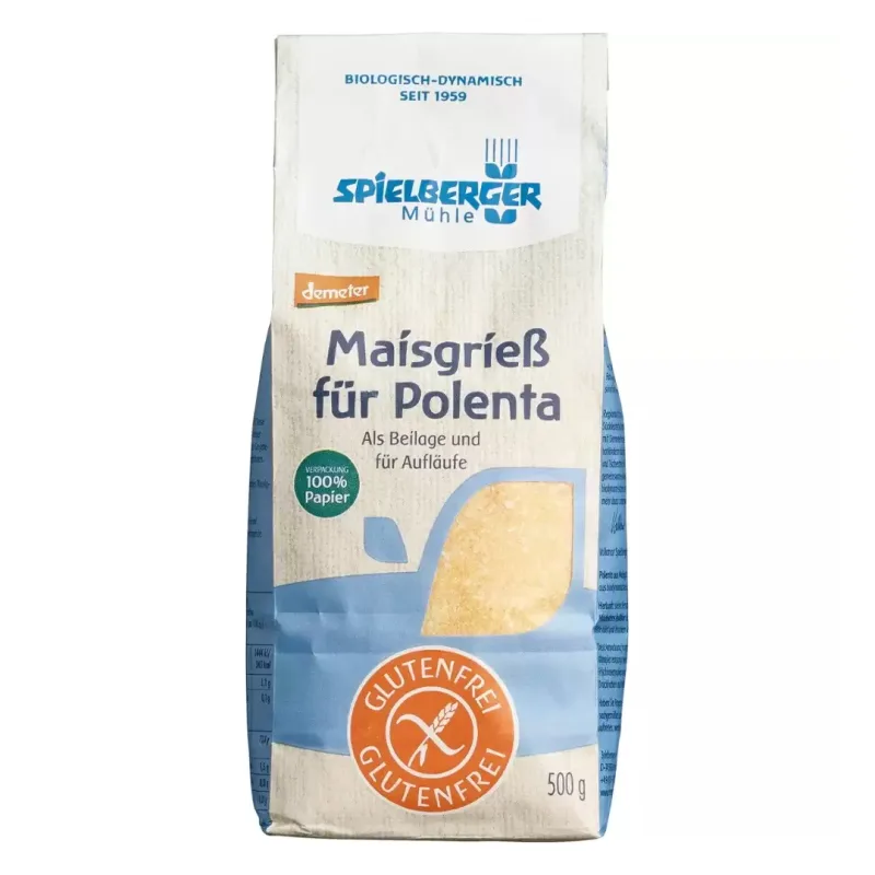 Faina Eco pentru mamaliga fara gluten Demeter 500g, Spielberger — preț și oferte