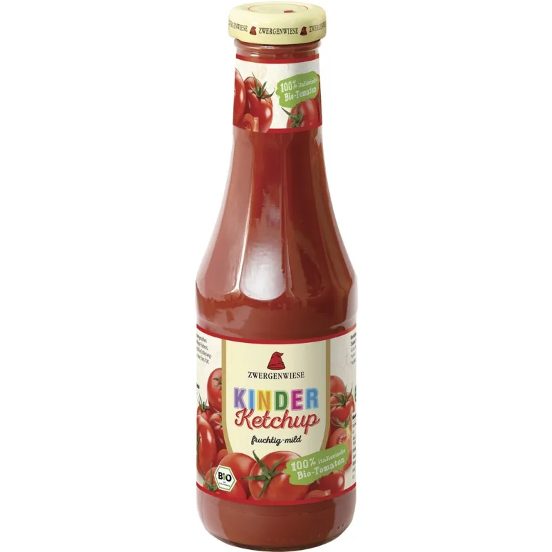 Ketchup Eco pentru copii cu indulcitor din mere fara gluten, 500ml, Zwergenwiese — preț și oferte
