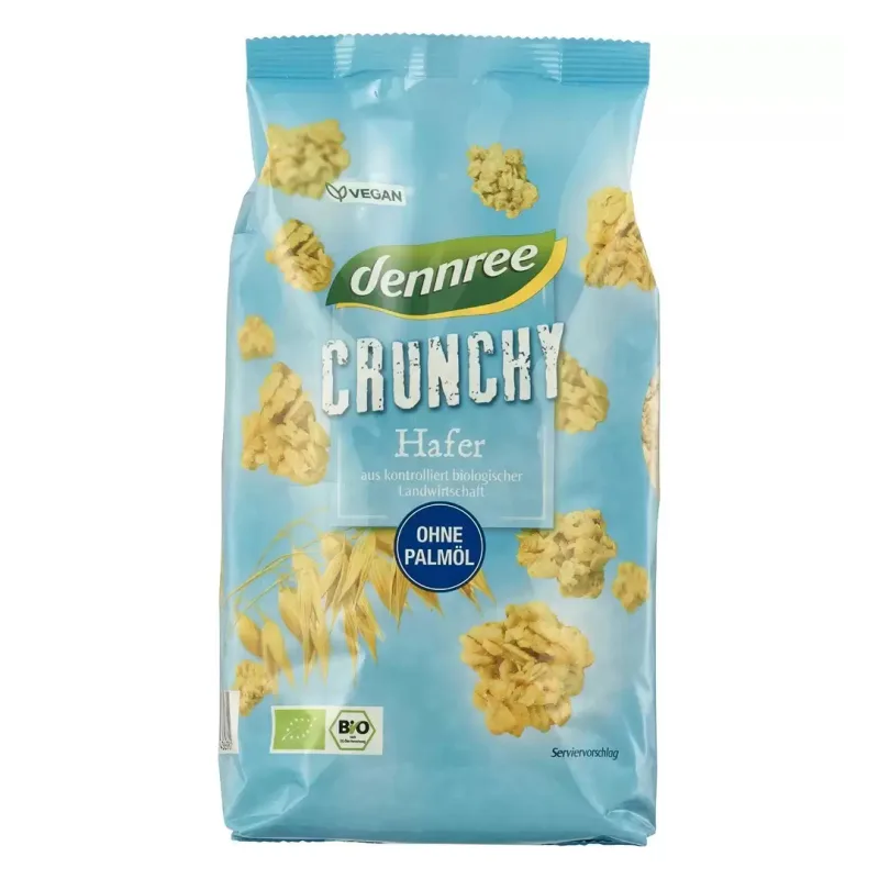Cereale crocante Eco din ovaz, 750g, Dennree — preț și oferte