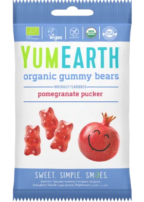 Ursuleti gumati bio fara gluten, 50g, Yumearth
