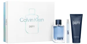 Set pentru barbati Defy Apa de toaleta 100ml + Apa de toaleta 10ml + Gel de dus 100ml, Calvin Klein