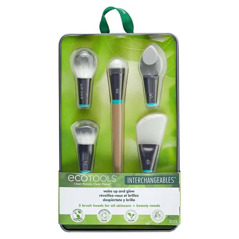 Set Pensule Wake Up and Glow, 5 bucati, EcoTools — preț și oferte