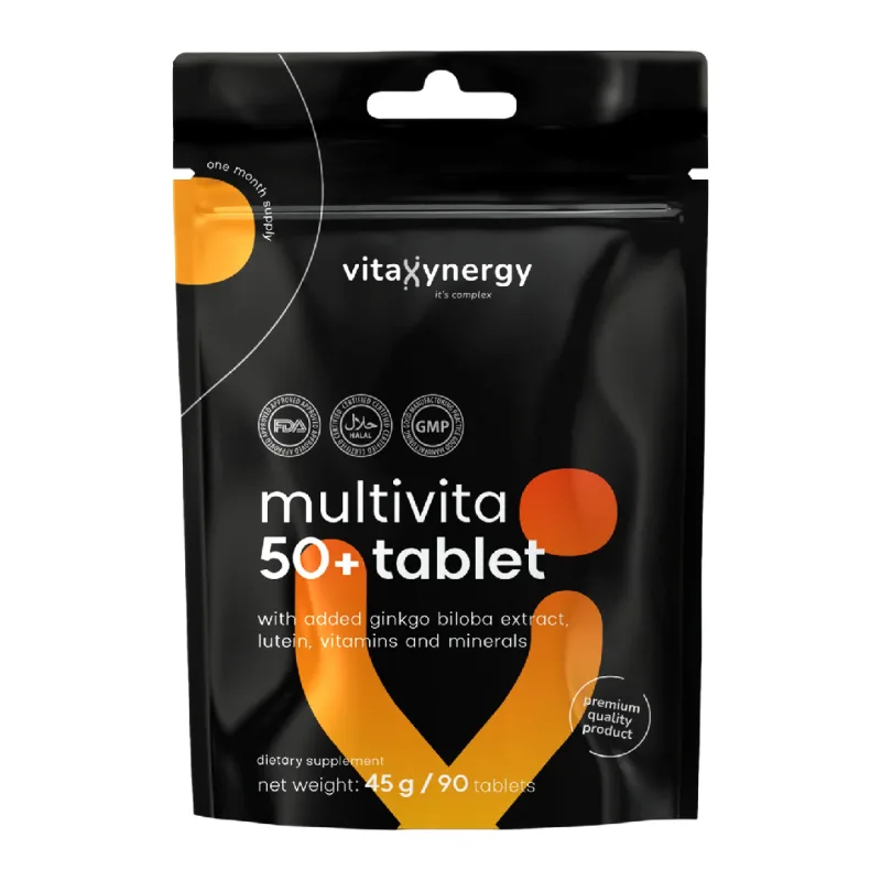 Multivitamine pentru adulti 50+, 90 tablete, Vitaxynergy VITAXYENERGY — preț și oferte