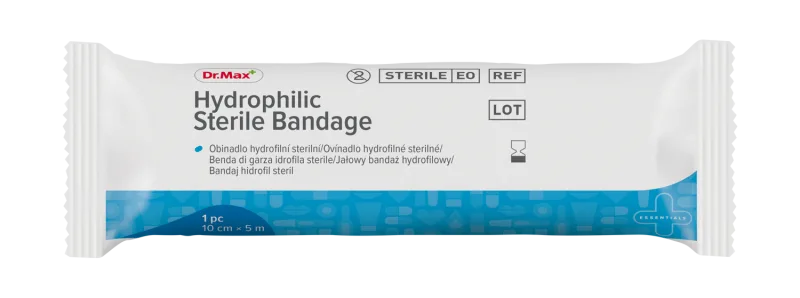 Dr. Max Bandaj Steril Hidrofil, 10cm x 5m — preț și oferte