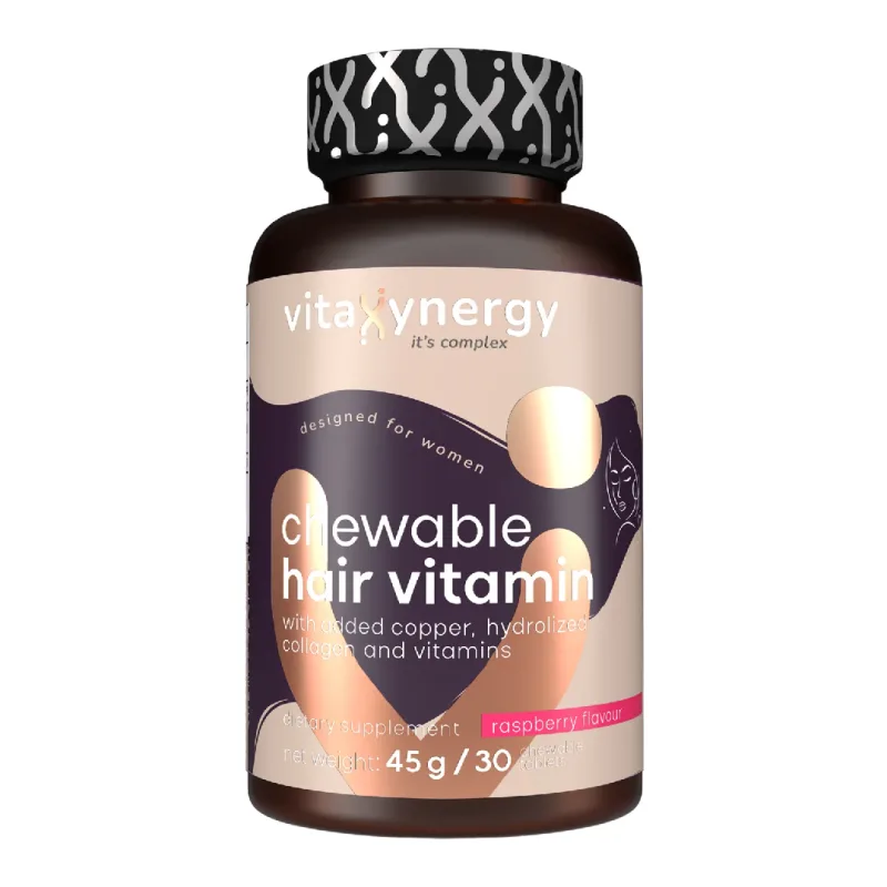Vitamine masticabile pentru par, 30 tablete, Vitaxynergy VITAXYENERGY — preț și oferte
