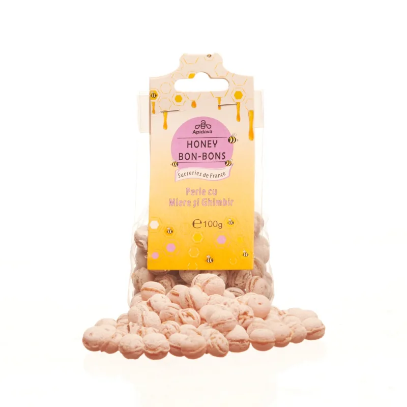 Perle cu miere si ghimbir, 100g, Apidava Apidava Cosmetic Line — preț și oferte