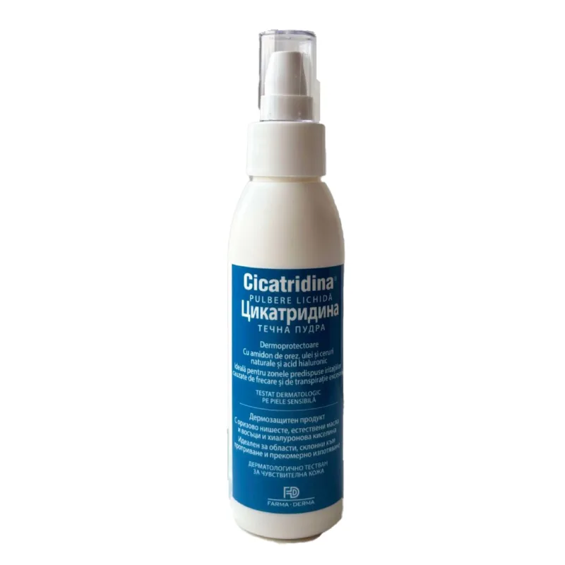 Cicatridina Pulbere lichida dermatoprotectoare, 120ml, Naturpharma — preț și oferte