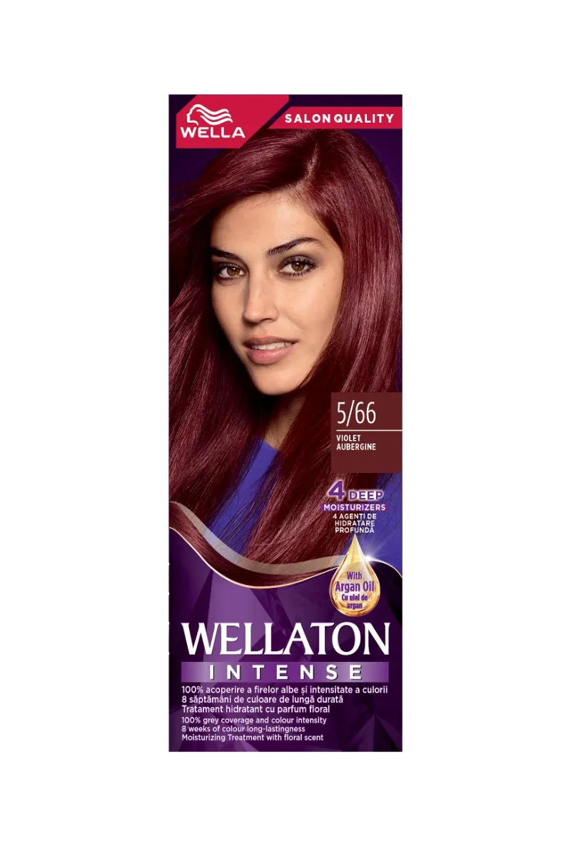 Vopsea de par permanenta Violet 5.66 Wellaton, 110ml, Wella — preț și oferte