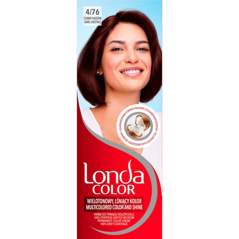 Vopsea de par permanenta 4/76 Castaniu inchis, 110ml, Londa Londa Professional — preț și oferte