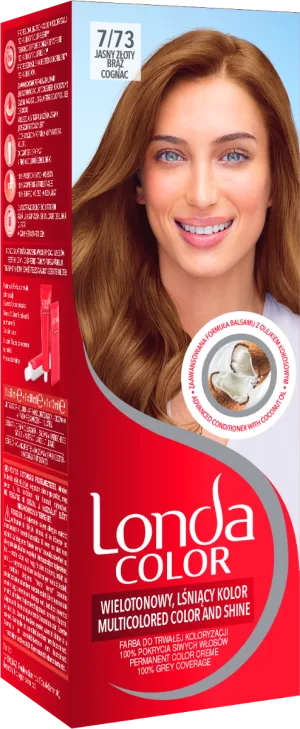 Vopsea de par permanenta 7/73 Blond coniac, 110ml, Londa