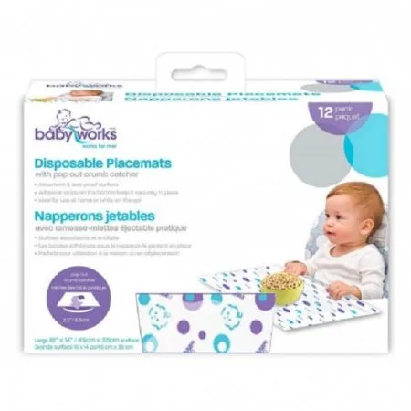 Suport de unica folosinta pentru masa, 12 bucati, Baby Works — preț și oferte